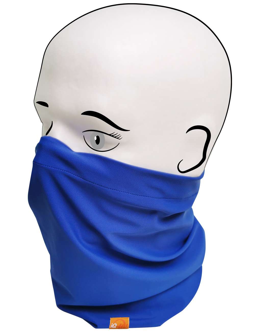 Tube Community Maske blau über die Nase Mannequin