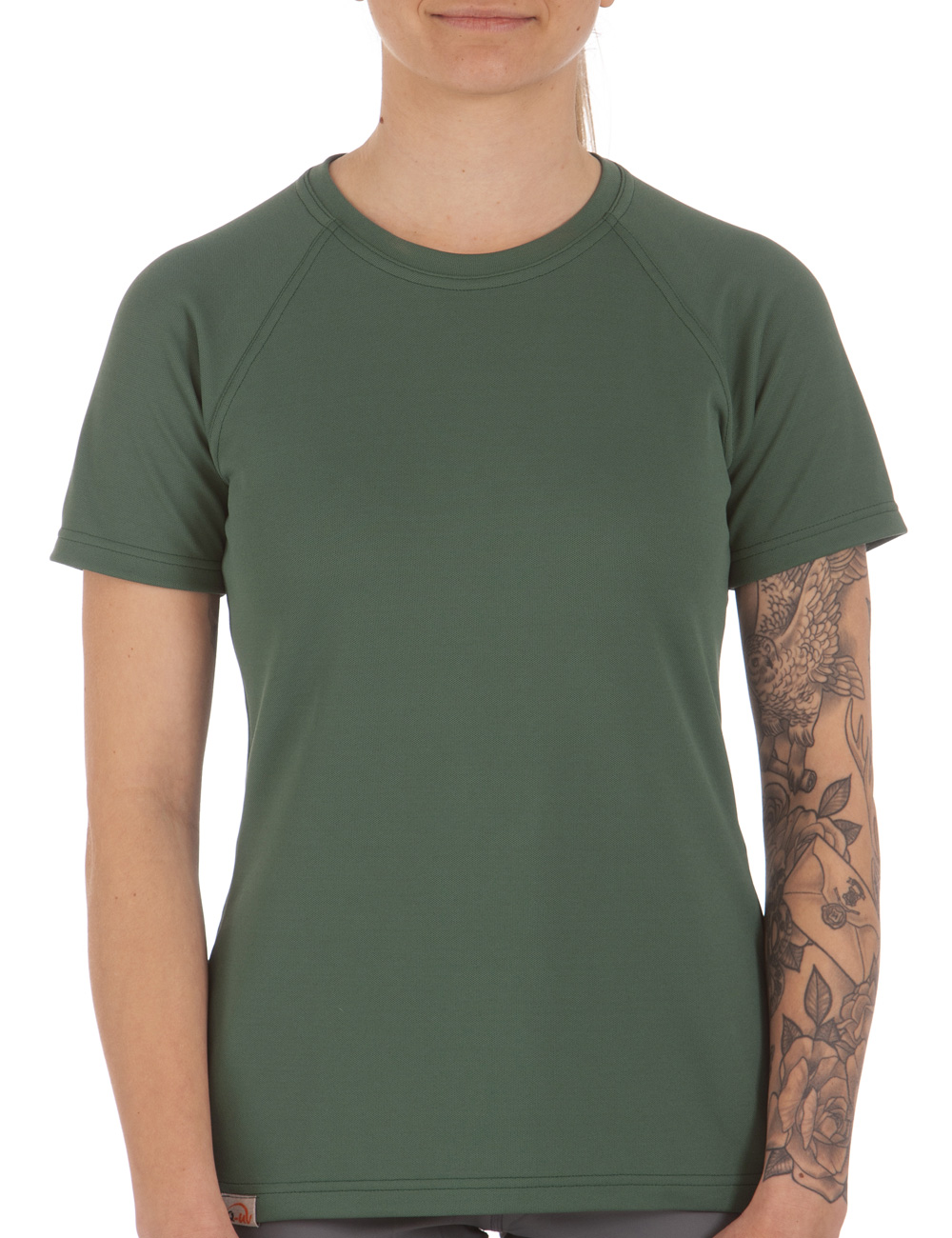 UV Schutz T-Shirt recycelt Damen grün front