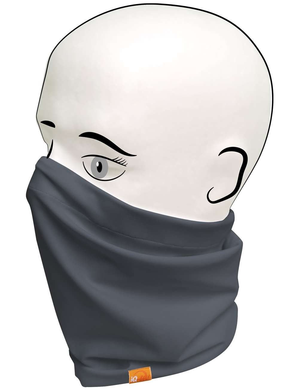 Tube Community Maske Mannequin grau